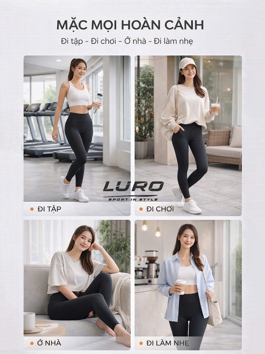 Q11D — Quần Legging Gym Nữ Cạp Cao 5