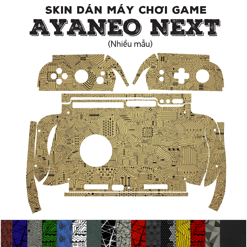 Skin dán AYANEO NEXT (Nhiều mẫu) | Miếng dán Film 3M cho máy chơi game PC Handheld