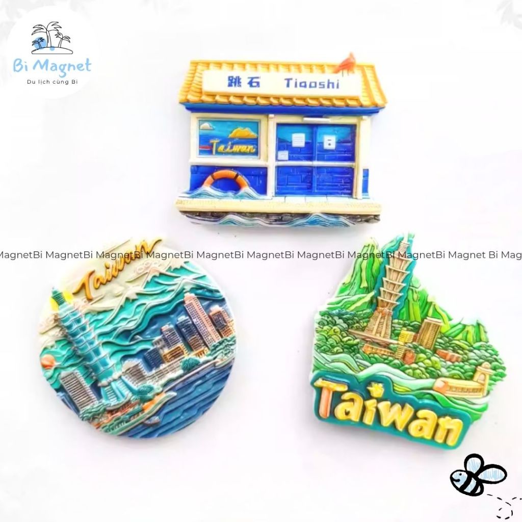 [SẴN] MAGNET NAM CHÂM DÁN TỦ LẠNH ĐÀI LOAN QUÀ LƯU NIỆM DU LỊCH TAIWAN