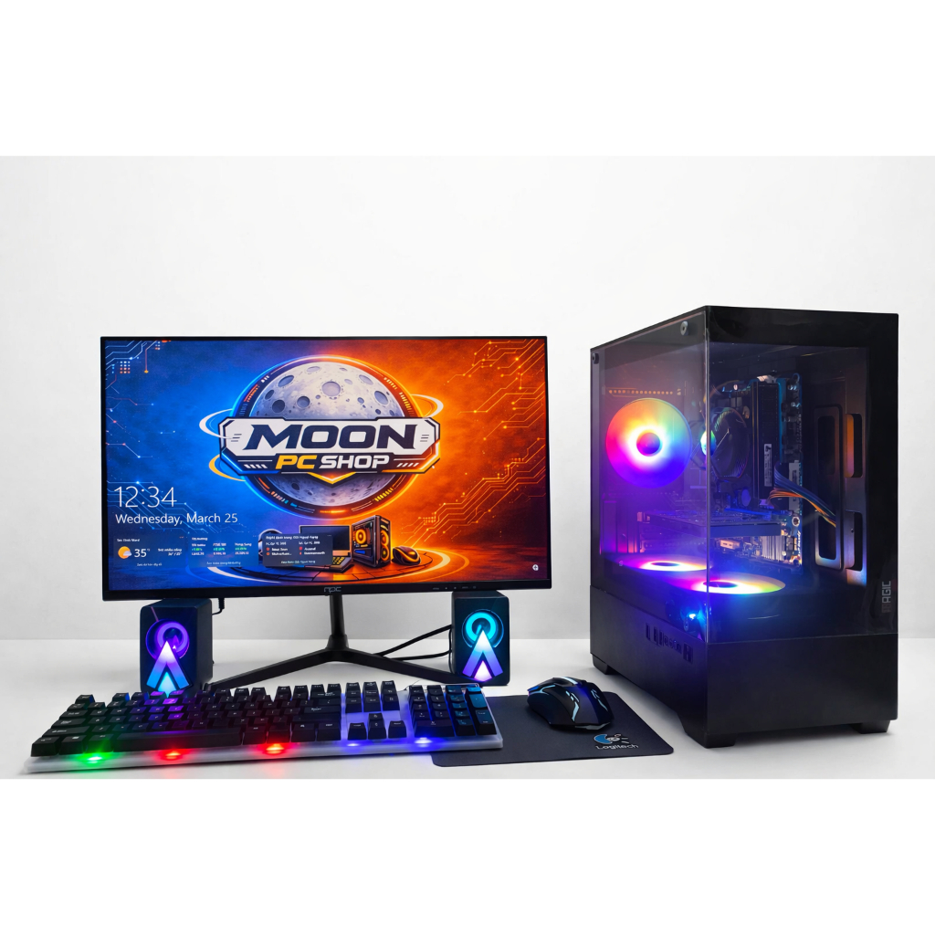 BỘ PC GAMING GIÁ TỐT – CHƠI MƯỢT LOL, VALORANT, FIFA | RAM 8GB | SSD TỐC ĐỘ CAO