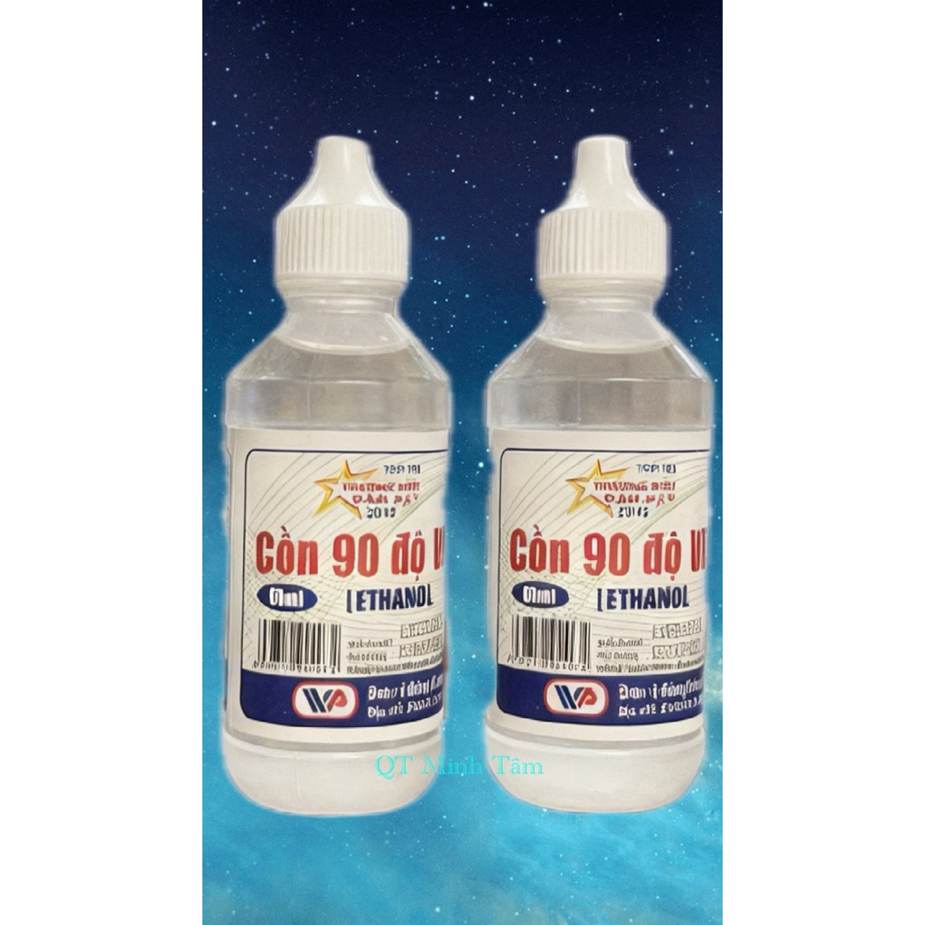 Cồn 90 độ Vĩnh Phúc chai 60ml sát trùng , rửa vết thương , nướng mực, lau chùi bề mặt dụng cụ