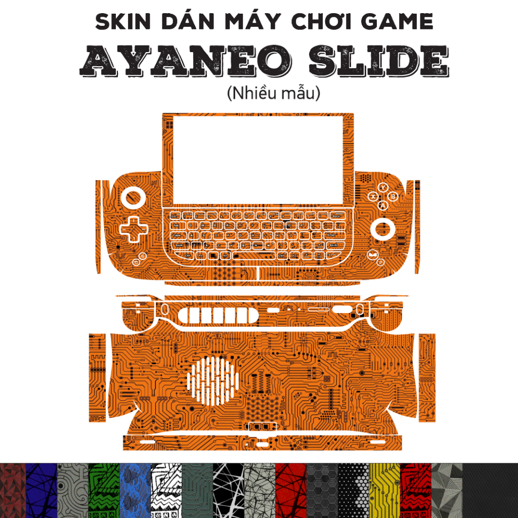Skin dán AYANEO Slide (Nhiều mẫu) | Miếng dán Film 3M cho máy chơi game PC Handheld