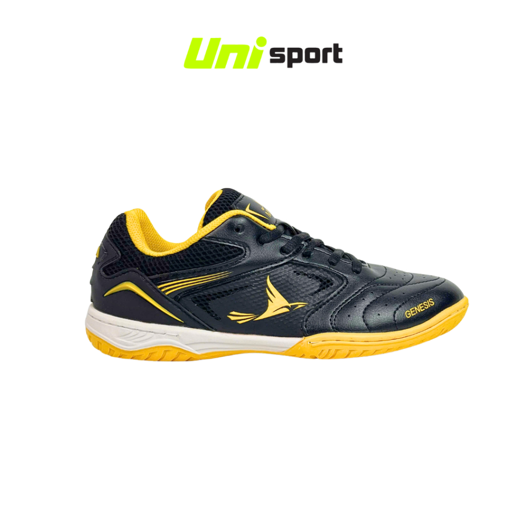 Giày Thể Thao / Cầu Lông Mira Genesis - Màu Đen Sọc Vàng