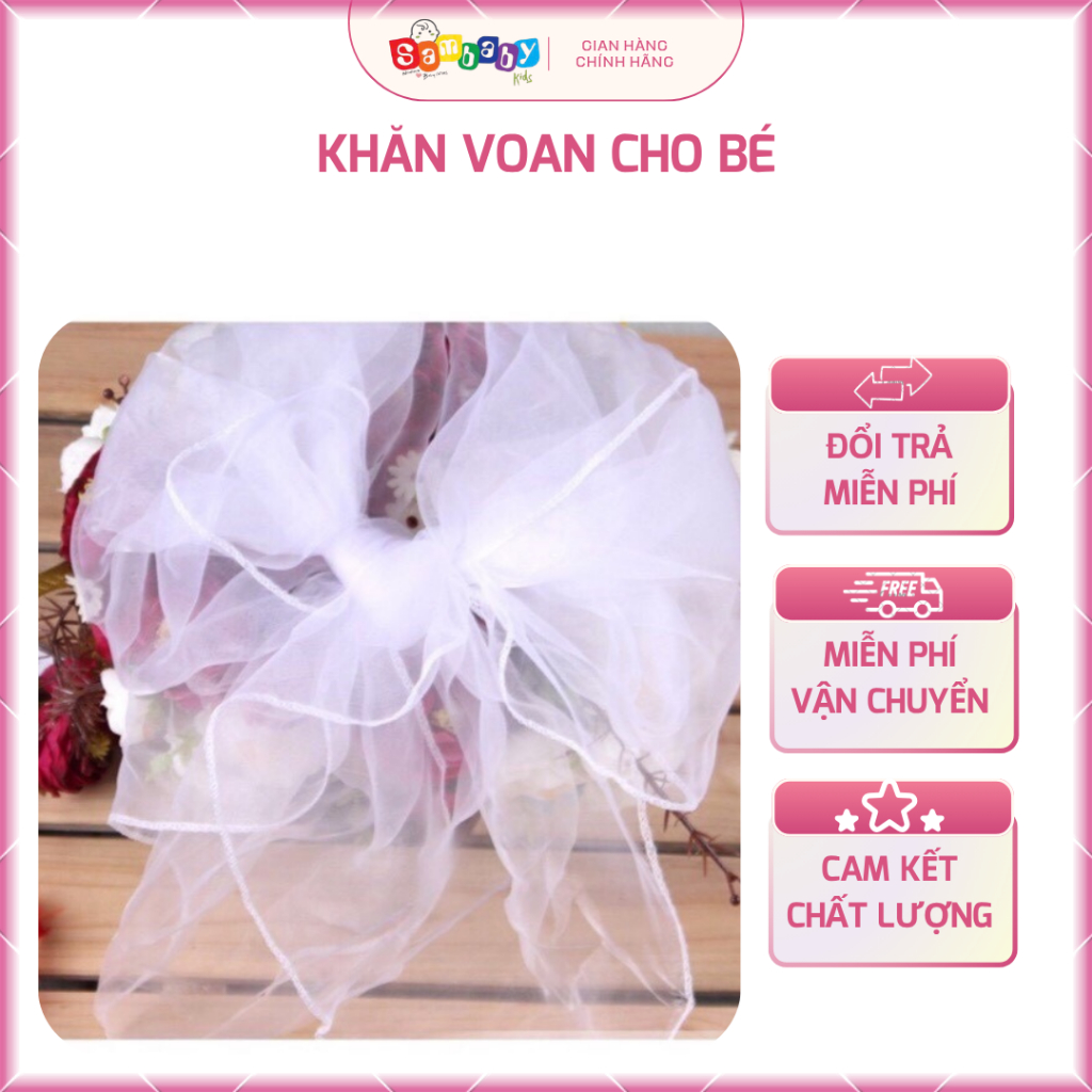 Khăn voan cho bé