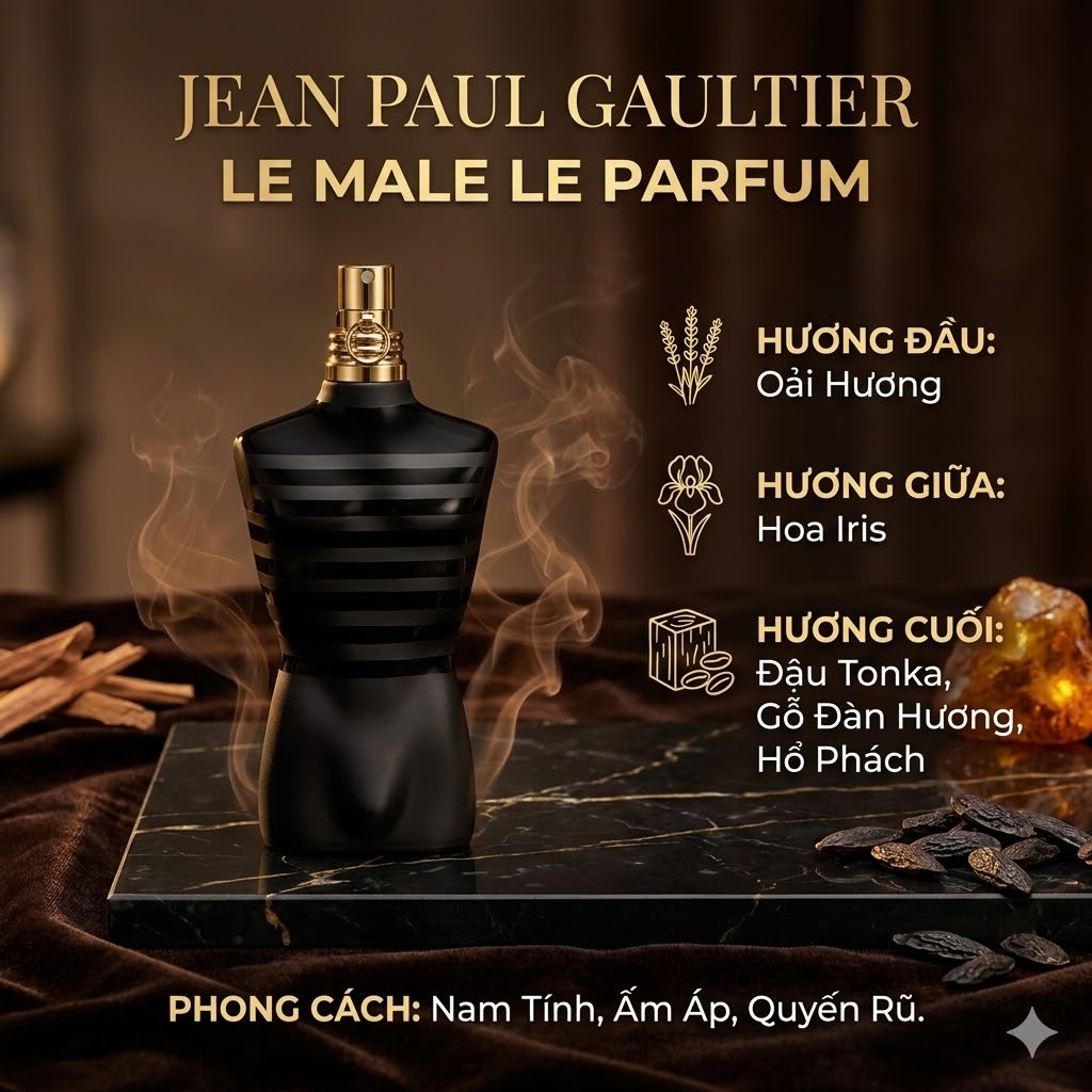 (Chiết) Nước Hoa Nam Jean Paul Gaultier Le Male Le Parfum
