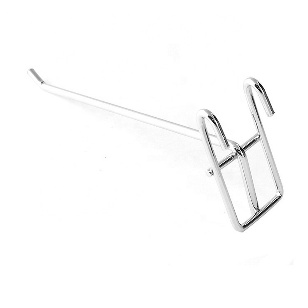 Combo 10 Móc treo sắt, tay cài lưới treo phụ kiện mạ bạc sáng bóng, móc cài lưới, móc treo đồ | BigBuy360 - bigbuy360.vn