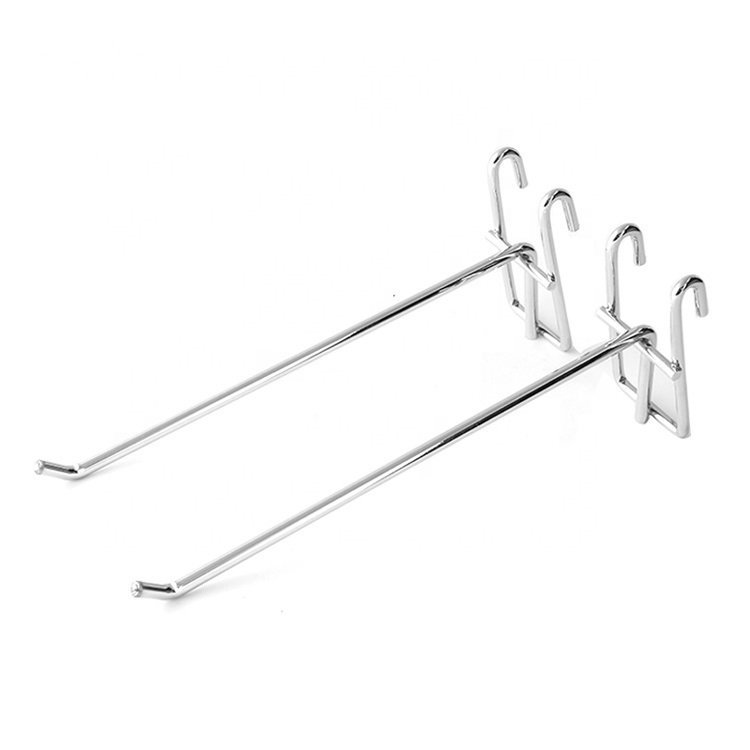 Combo 10 Móc treo sắt, tay cài lưới treo phụ kiện mạ bạc sáng bóng, móc cài lưới, móc treo đồ | BigBuy360 - bigbuy360.vn
