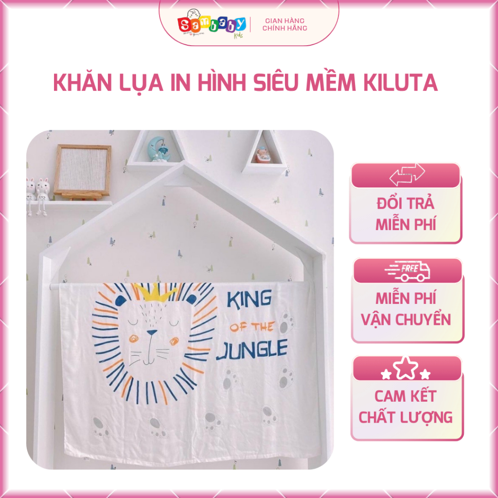 KHĂN LỤA IN HÌNH SIÊU MỀM KILUTA