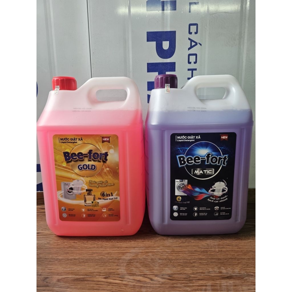 sỉ 2 can 10L nước giặt Beefort 10L Lưu Hương Mền vải