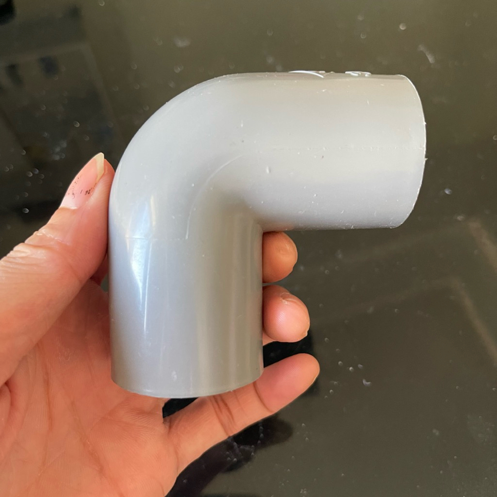 Co PVC 90 Độ Phi 21, 27, 34, 42, 49, 60, 90mm (Co Vuông 90°). Nhựa Siêu Thành(ST)