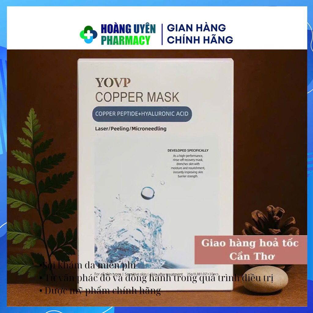 Mặt nạ phục hồi da tức thì & cấp ẩm YOVP Copper Mask