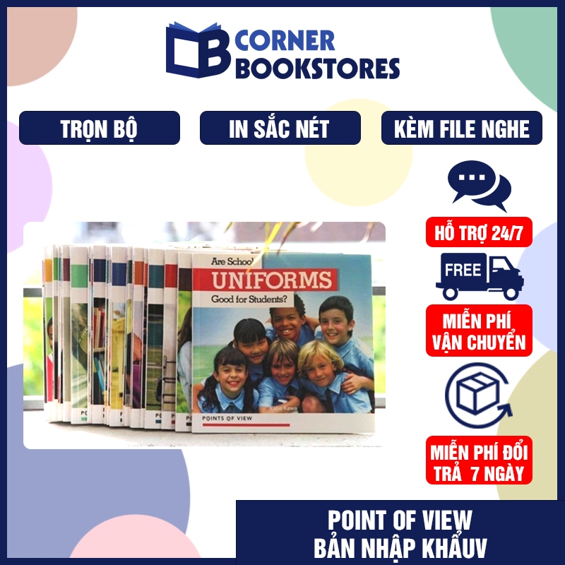 SÁCH DEBATE – POINTS OF VIEW | FULL BỘ 48 CUỐN – LUYỆN TƯ DUY PHẢN BIỆN CHUẨN QUỐC TẾ