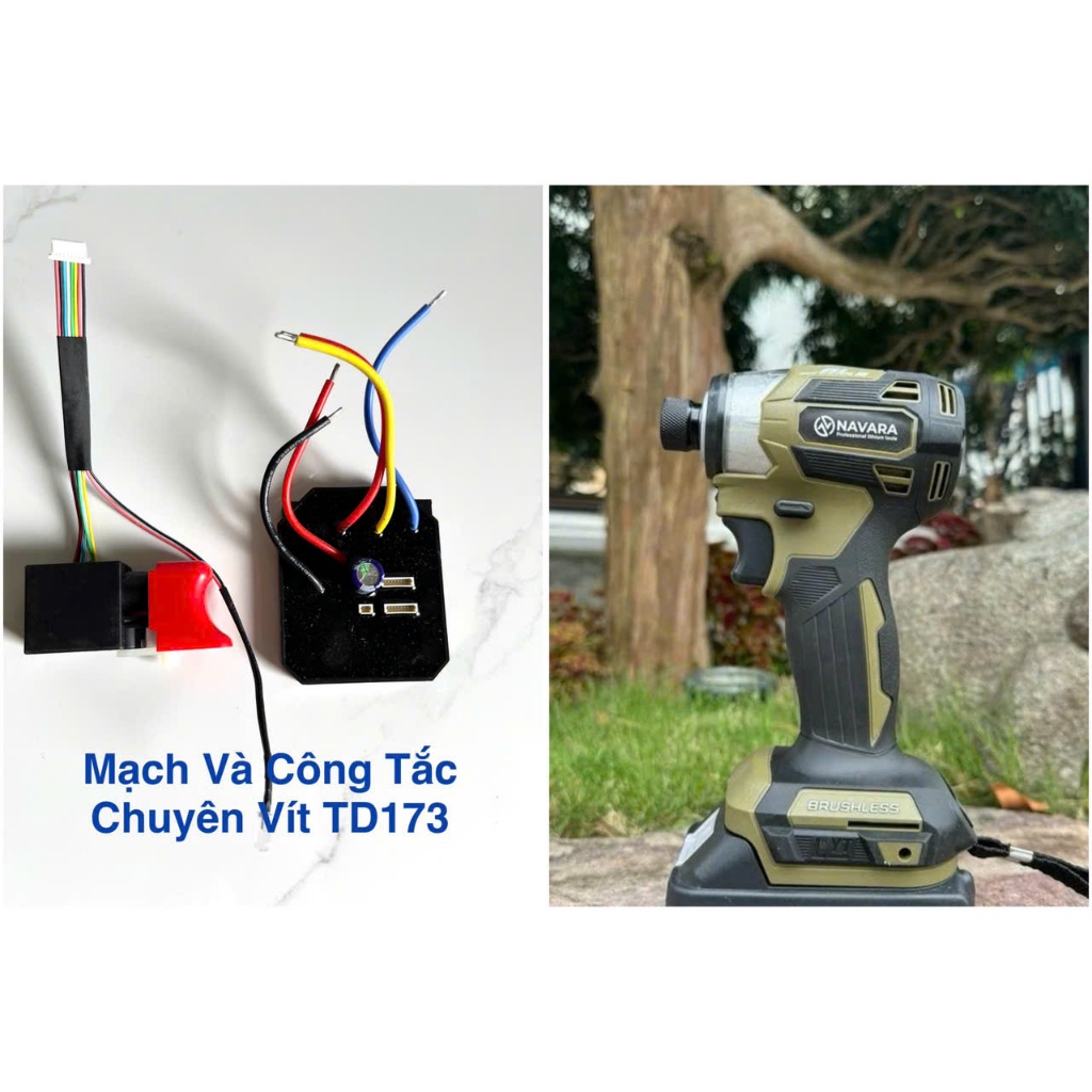 Mạch điều khiển máy chuyên vít không than TD173 tàu