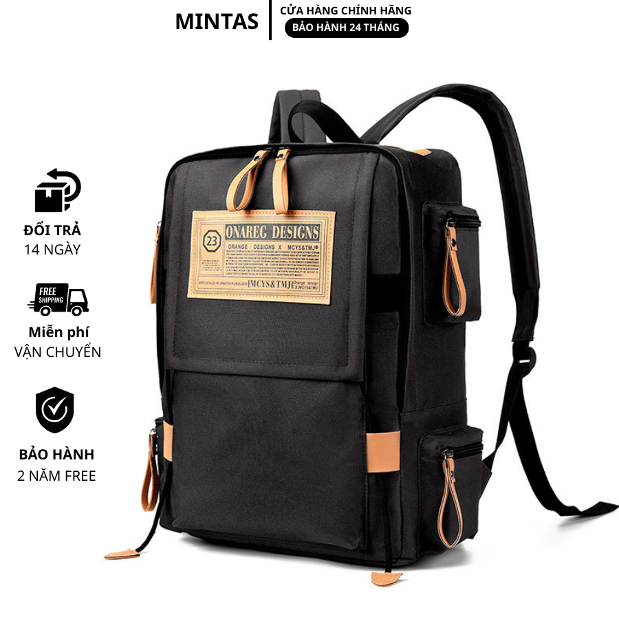 Balo Nam Nữ Kiểu Mẫu Backpack Hàn Quốc MINTAS  Chính hãng phân phối
