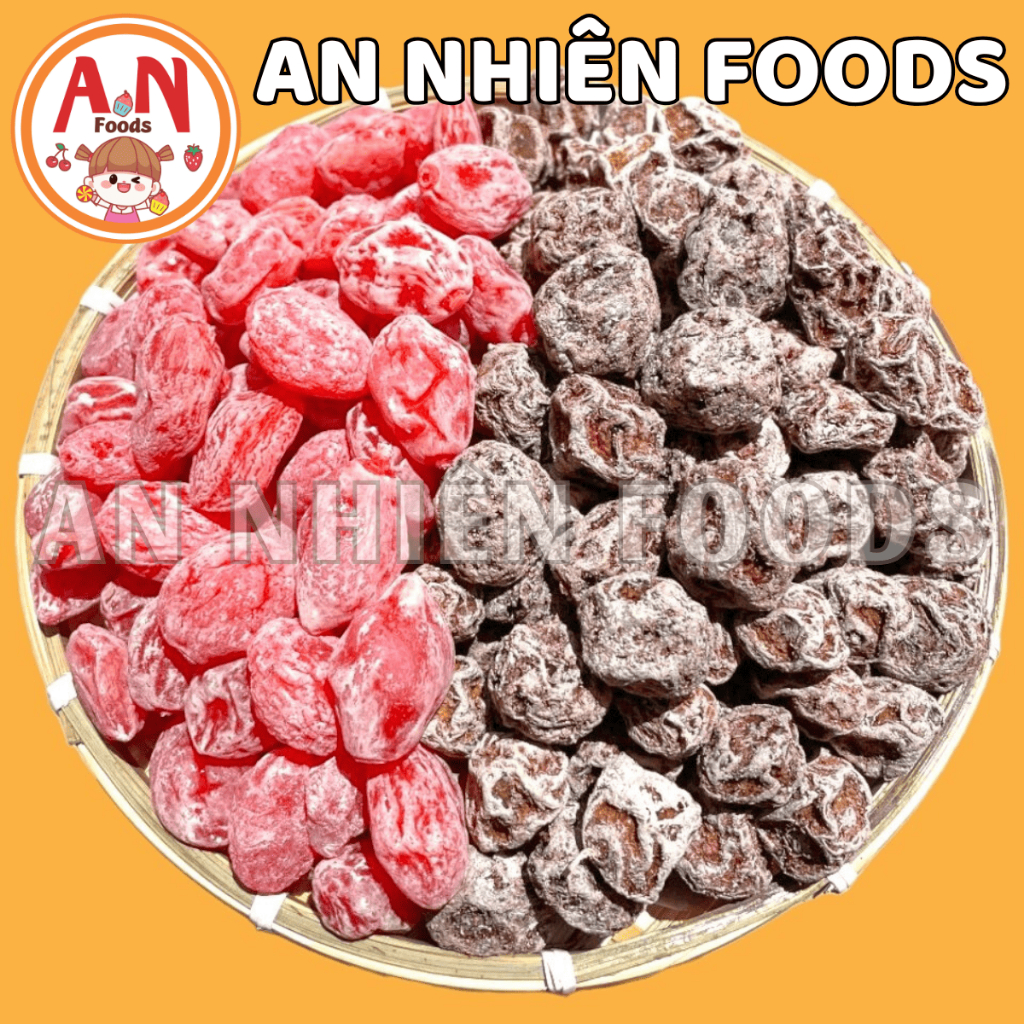 Ô mai đào hồng mix xí muội mặn [Có hóa đơn VAT]