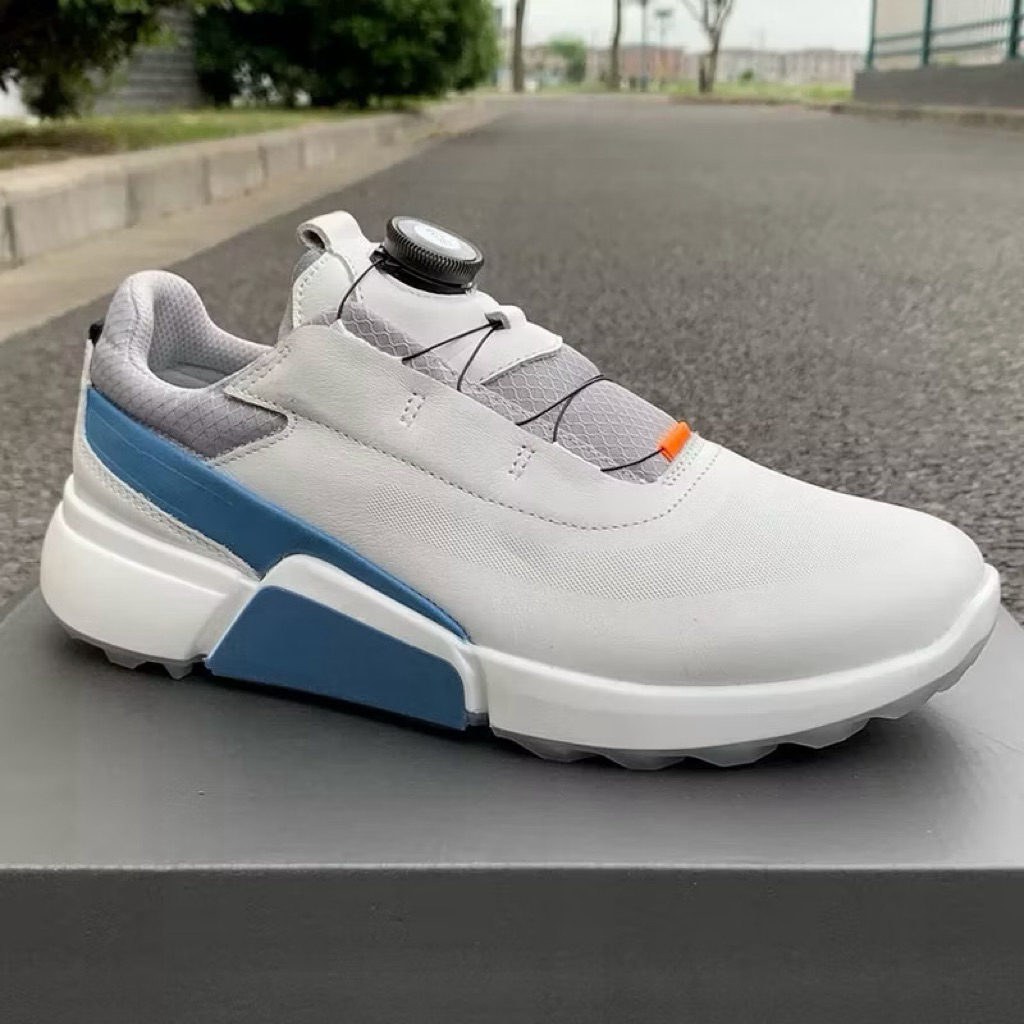 Giày Golf Ecco Nút Vặn- Giày Golf Nam Ecco Chống Trơn Trượt-Golf Shoes