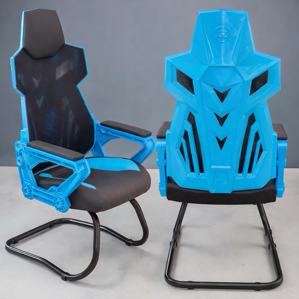 Ghế Gaming GameZone S680 Công Thái Học Chân Quỳ, Ghế Văn Phòng Ngồi Lâu Không Đau Lưng, Lưng Lưới Ph