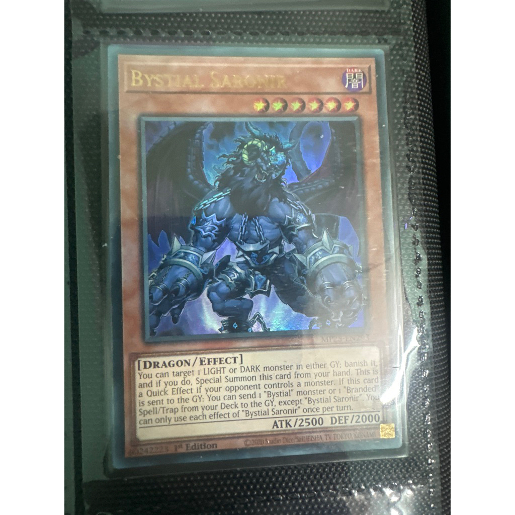 bài yugioh: bystial saronir