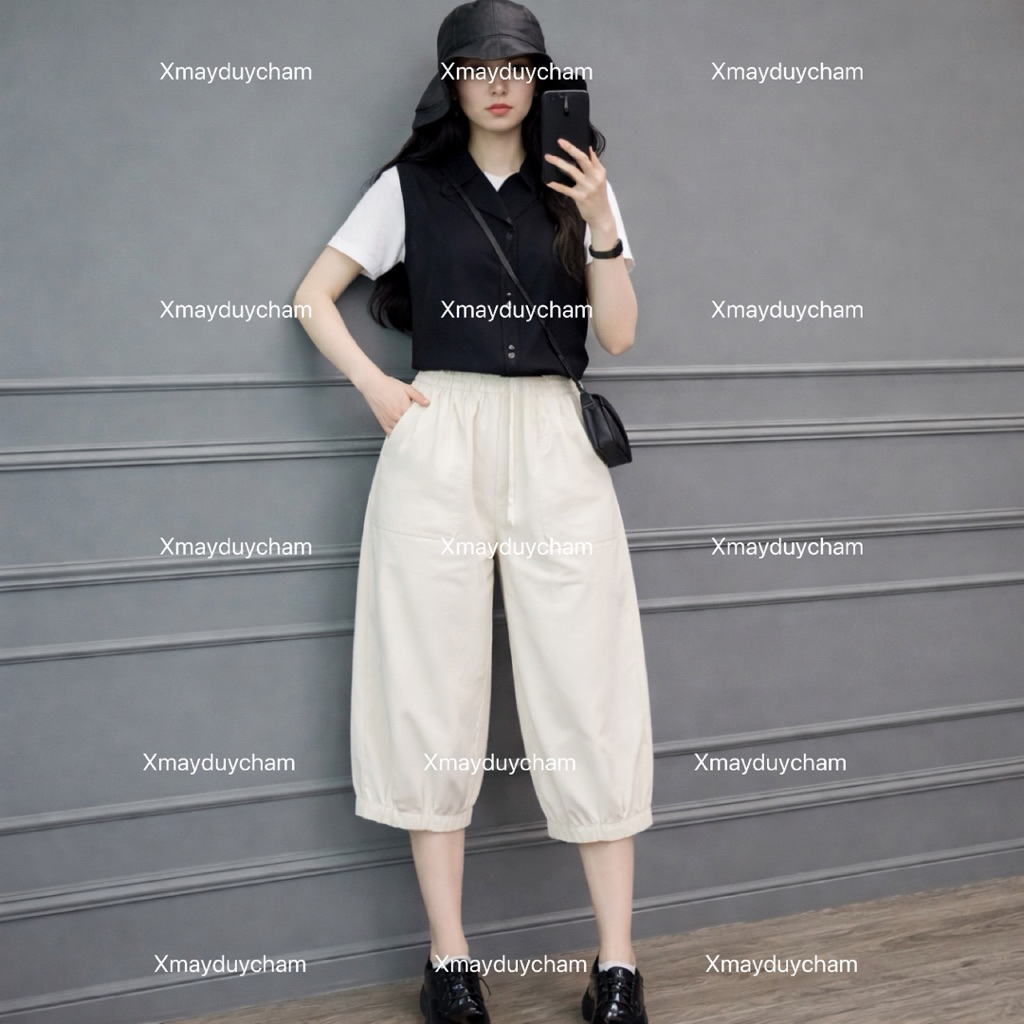 Quần Ngố Nữ Chất Kaki Nhật Dày Dặn co giãn nhẹ mát mùa hè cho nữ Q119 | BigBuy360 - bigbuy360.vn