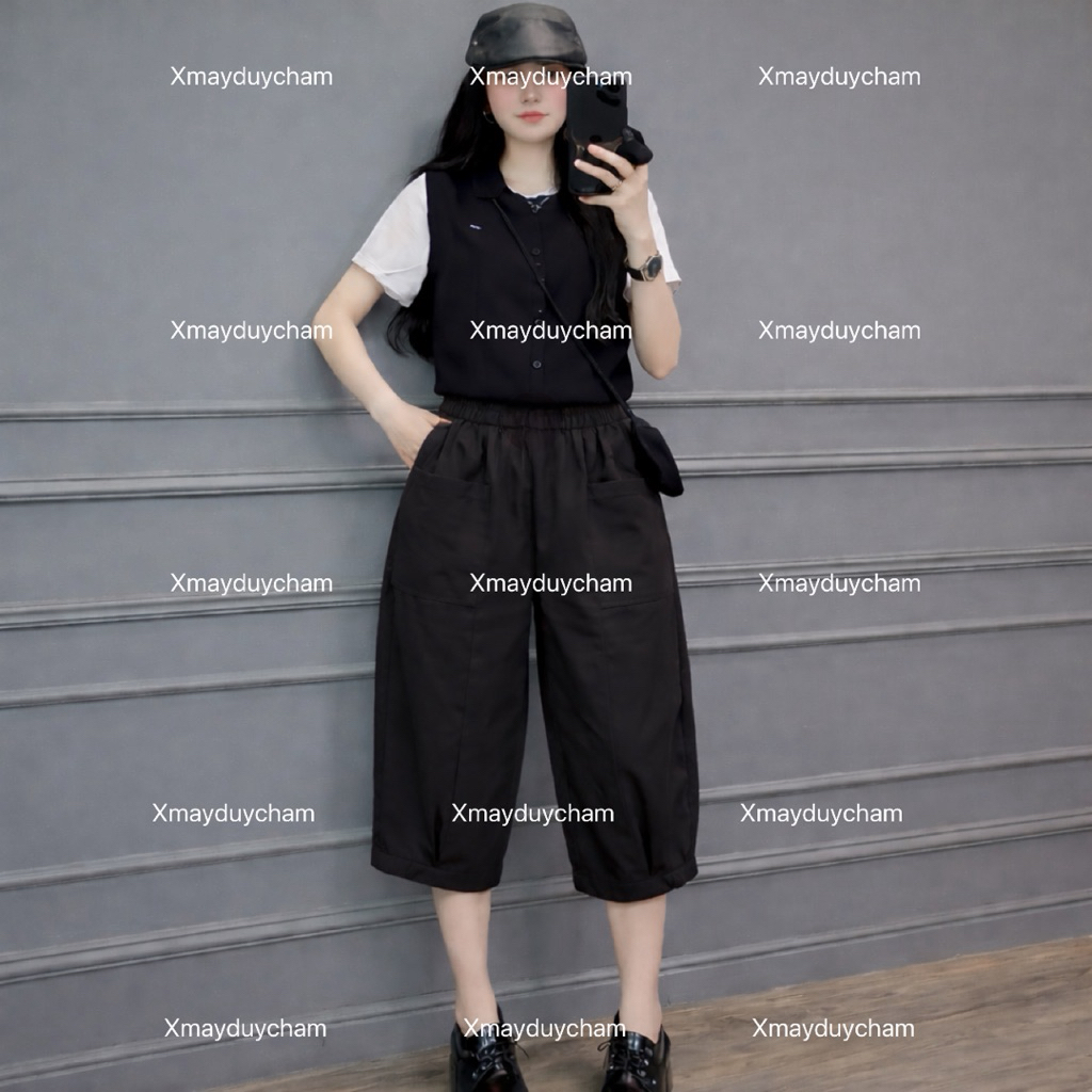 Quần Ngố Nữ Chất Kaki Nhật Dày Dặn co giãn nhẹ mát mùa hè cho nữ Q119 | BigBuy360 - bigbuy360.vn