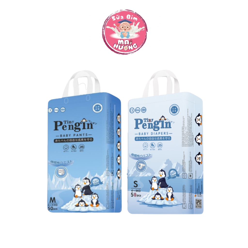 Bỉm Pengin Cho Em Bé Đủ Size NB50/S50/M50/L50/XL50/XXL50/XXXL50/4XL50/5XL50 - SỮA BỈM MAI HƯƠNG