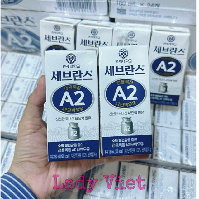 [DATE 19/6] Sữa A2 Yosei nguyên kem 180ml - Sữa A2 Hàn - Lady Viet