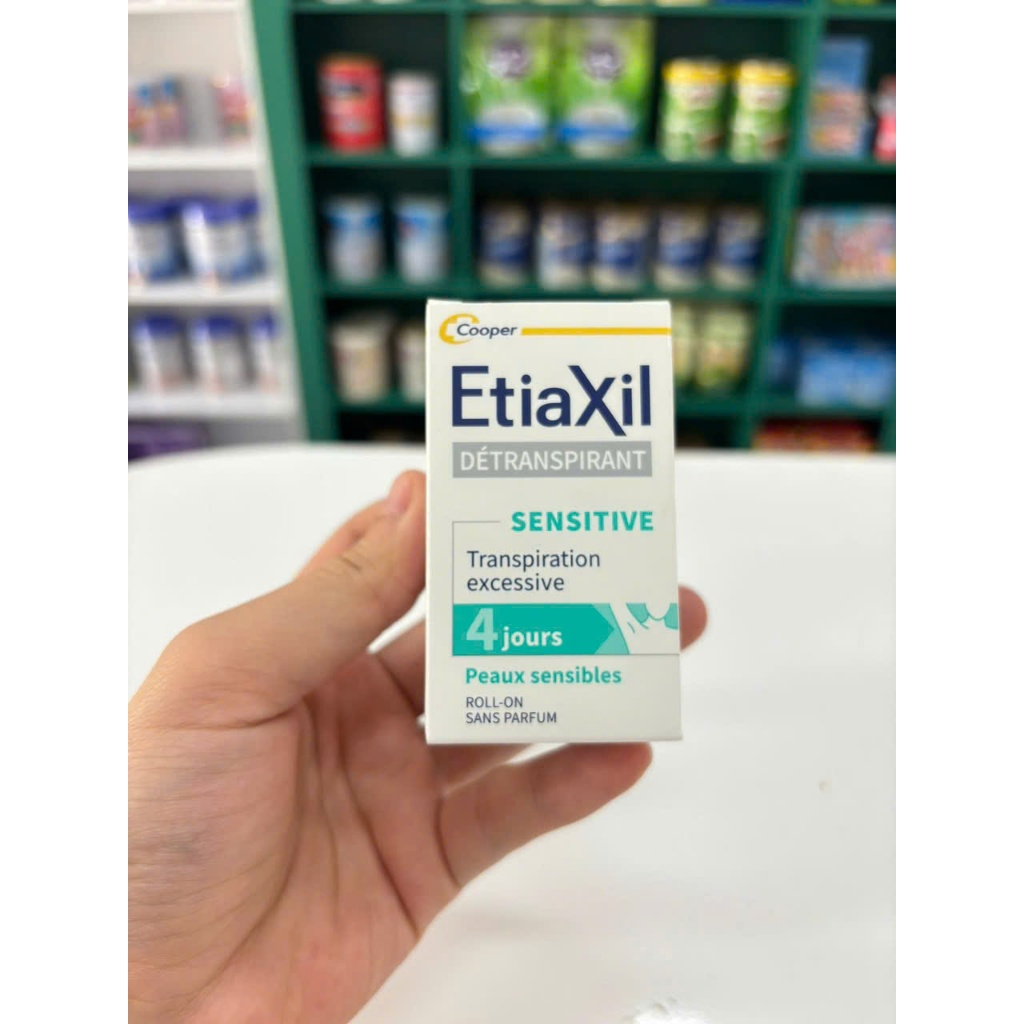 Lăn nách EtiaXil Pháp - Sensibles màu xanh da nhạy cảm - 5ml