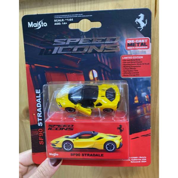 Mô hình siêu xe sưu tầm Maisto tỷ lệ 1:64 Speed Icon (chọn mẫu)