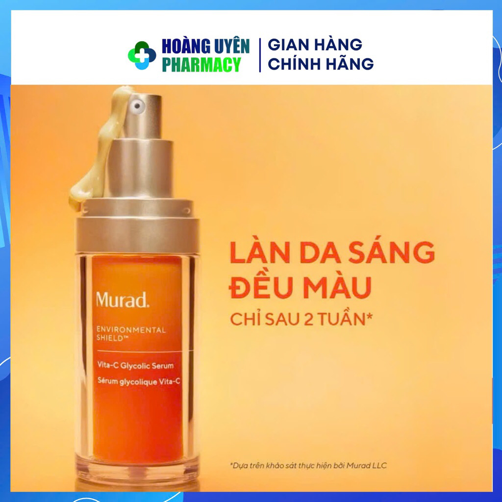 Tinh Chất Hỗ Trợ Sáng Da Murad Vita-C Glycolic Serum 30ml Với Vitamin C Và Glycolic Acid