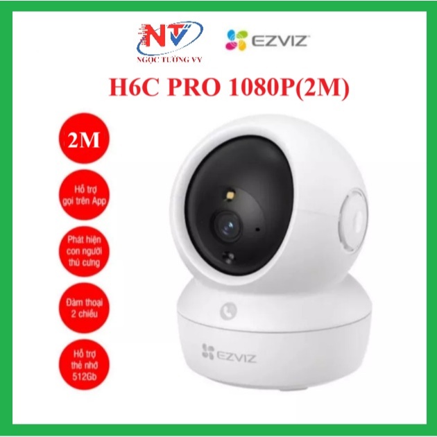 CAMERA WIFI EZVIZ H6C PRO 1080P(2.0M) - HÀNG HÃNG - BẢO HÀNH 24 THÁNG