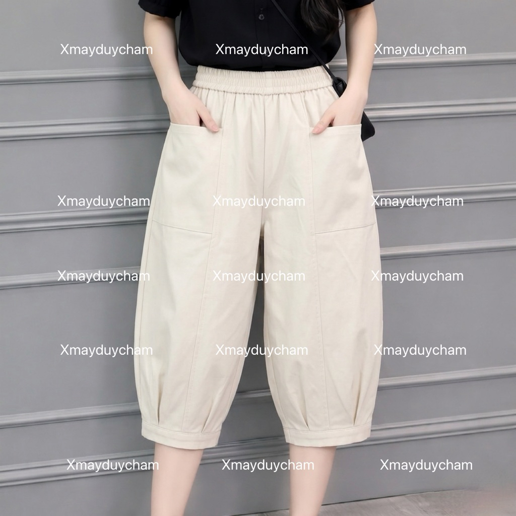 Quần Ngố Nữ Chất Kaki Nhật Dày Dặn co giãn nhẹ mát mùa hè cho nữ Q119 | BigBuy360 - bigbuy360.vn