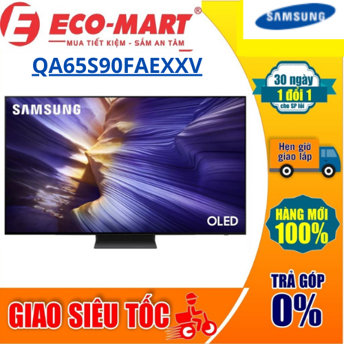 QA65S90FAEXXV Smart Tivi OLED Samsung AI 4K 65 inch QA65S90F