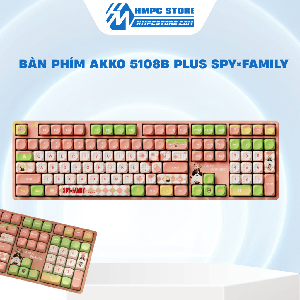 Bàn phím AKKO 5108B Plus SPY×FAMILY | LEDRGB | Bảo hành 12 tháng