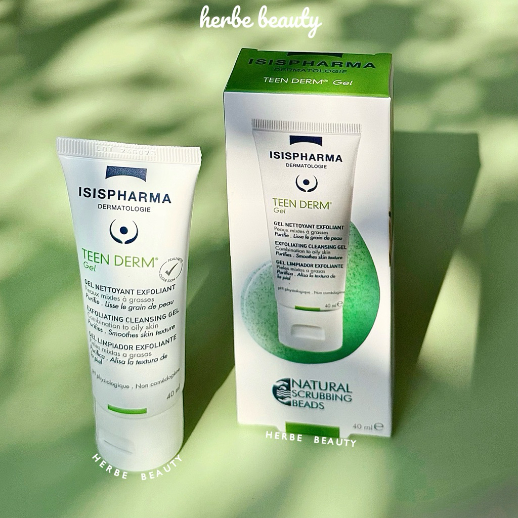 [CHÍNH HÃNG 40ml - Mẫu mới] Gel rửa mặt ISIS PHARMA TEEN DERM GEL