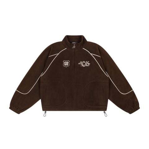 Áo Khoác Jacket Unisex Nam/Nữ SWE TRACK FLEECE JACKET - BROWN