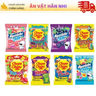 Combo Kẹo Dẻo Chupa Chups Và Alpenliebe Jelly Đủ Vị Gói  24g - Sản Phẩm Chính Hãng
