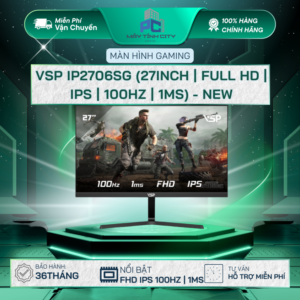 Màn hình VSP IP2706SG (27inch | Full HD | IPS | 100Hz | 1ms) - NEW