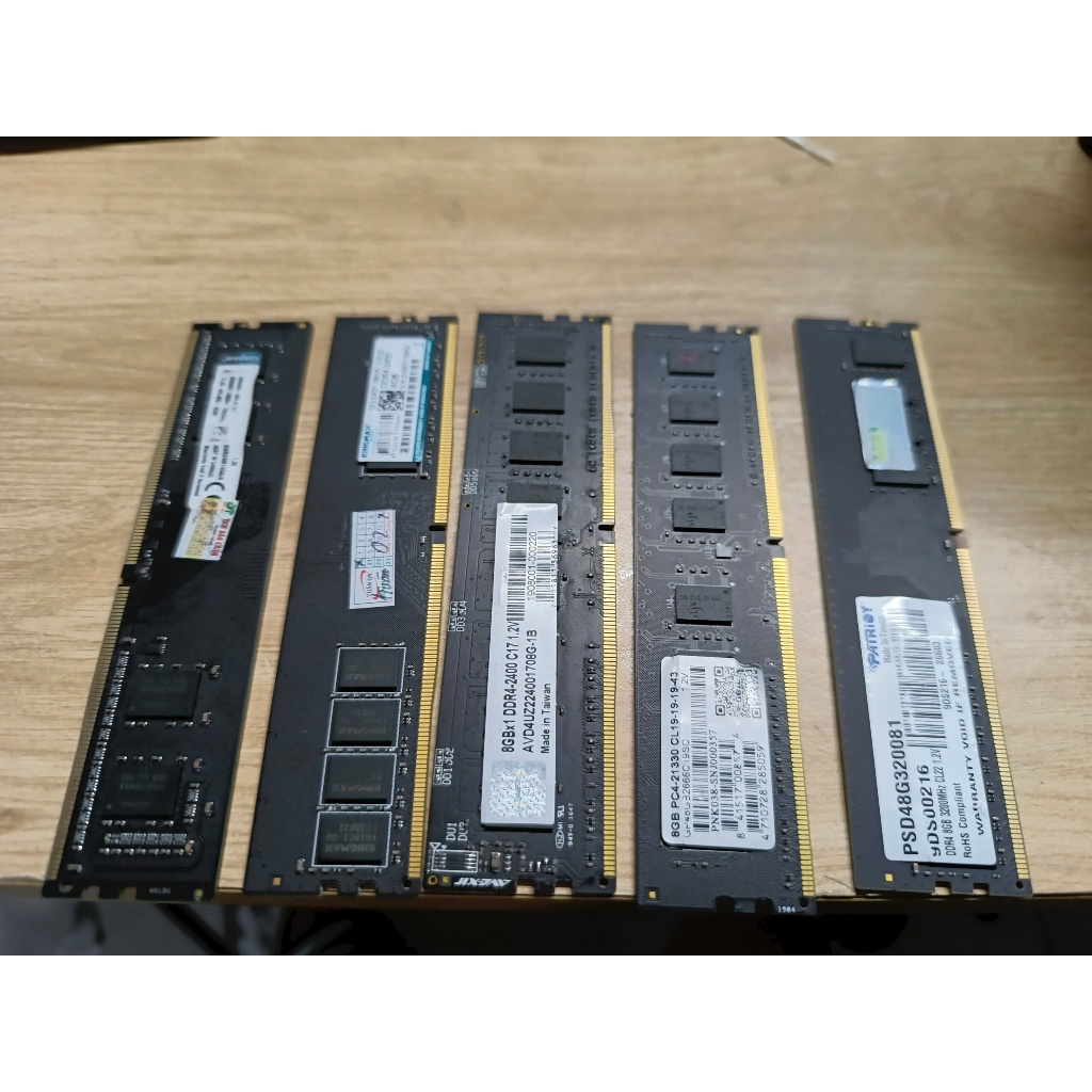 RAM Máy Tính DDR4 8GB Bus 2133/2400/2666 - Hàng Chính Hãng, Đã Qua Sử Dụng (Kingston, Kingmax, Patri