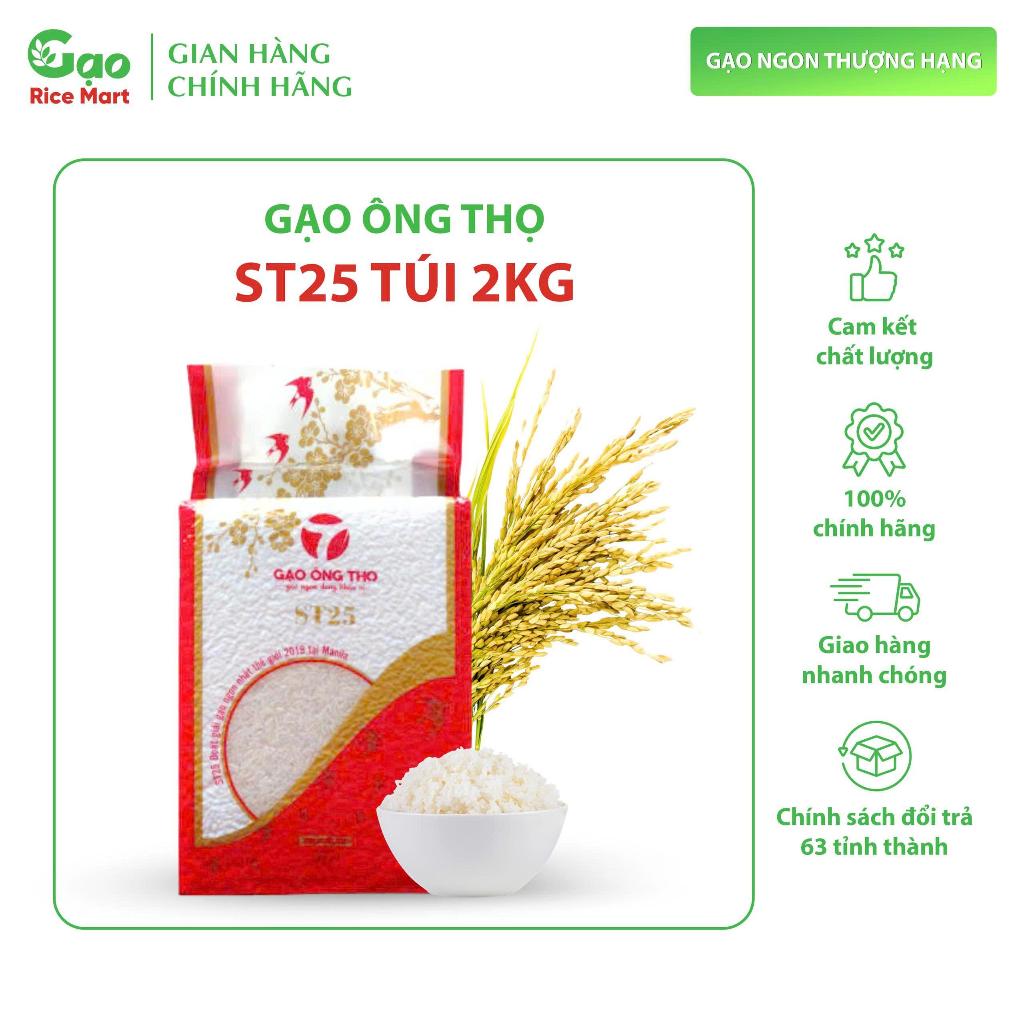 Gạo Ông Thọ - Gạo ST25 túi 2kg