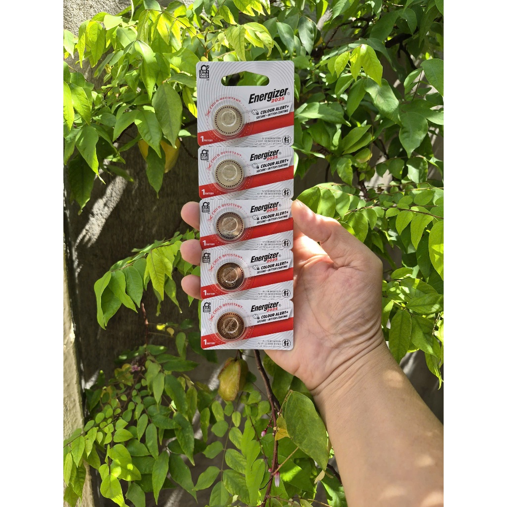 Vỉ 5 viên pin CR2025 / CR 2025 Energizer Lithium 3V chính hãng