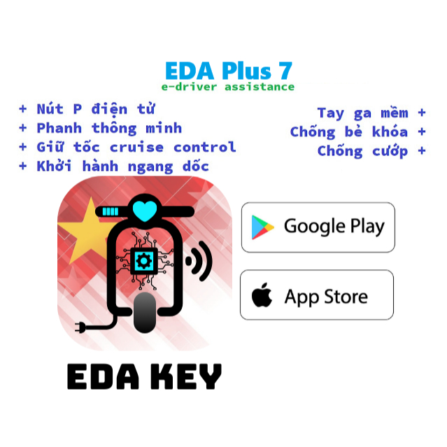 EDA Plus 7 nâng cấp 7 tính năng xe máy điện VinFast Evo Feliz Klara Vento VeroX Flazz Zgoo