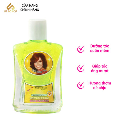 Dầu bóng tóc ht chai sành 50ml dưỡng tóc suôn mềm óng mượt
