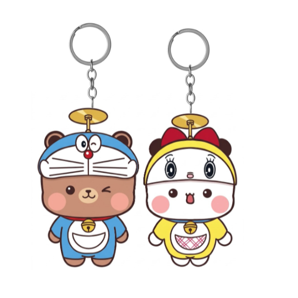 Móc khoá Cặp đôi Dudu và Bubi ( Dorami và  Đôrêmon )