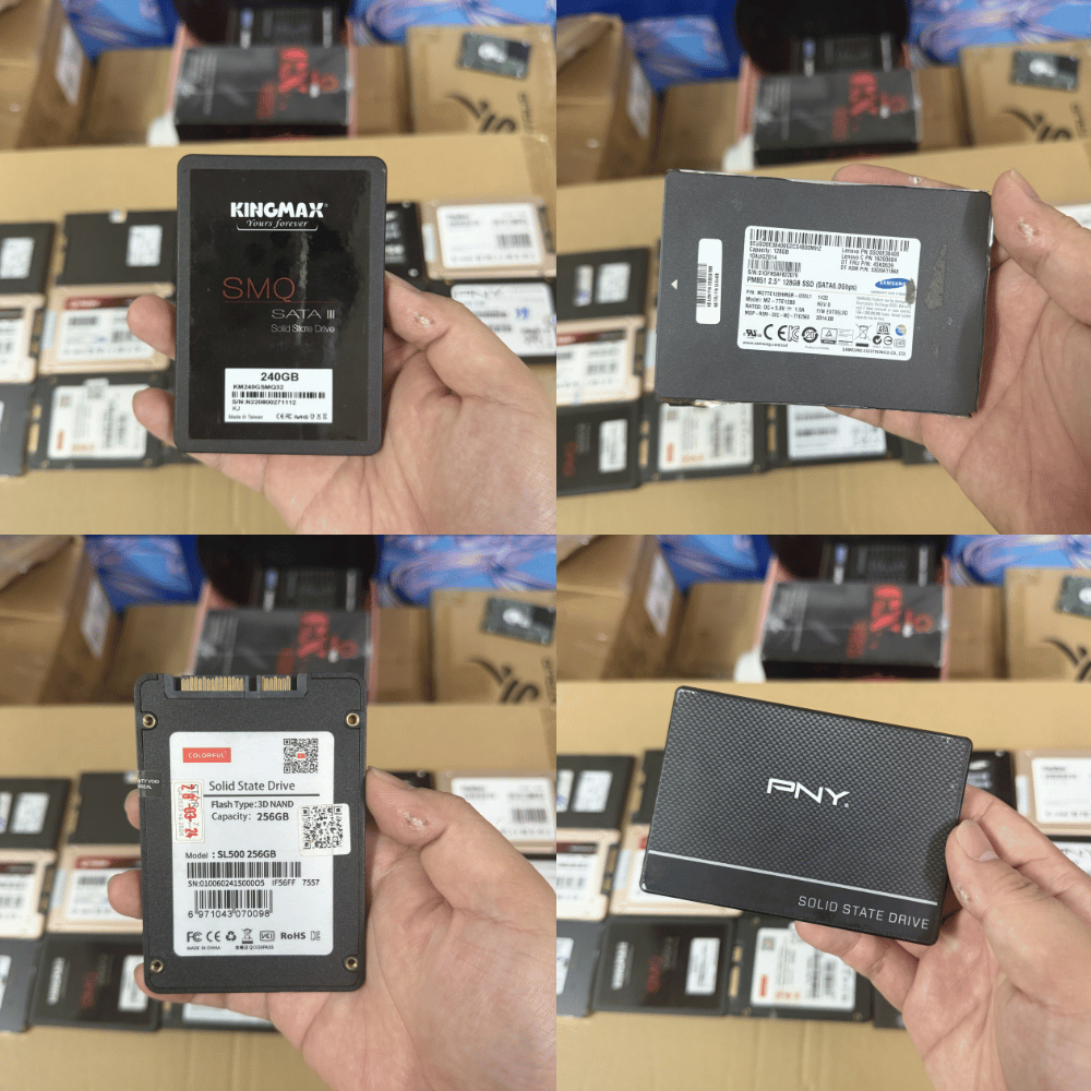 SSD SATA Cũ Giá Rẻ 120GB 256GB 500GB - Ổ Cứng Tăng Tốc Máy Tính Siêu Nhanh