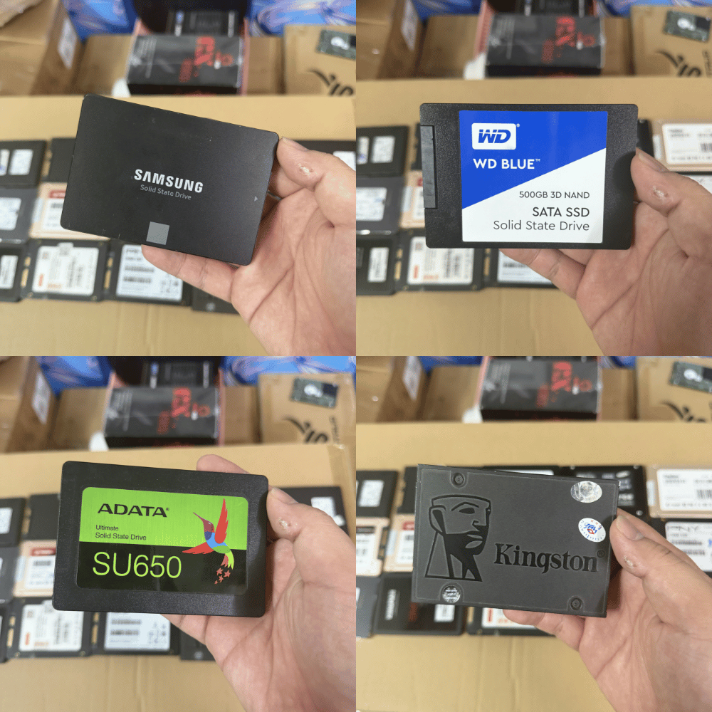 Ổ SSD SATA 120GB 256GB 500GB Hàng Cũ Giá Tốt - Chạy Mượt Test Kỹ Bảo Hành 1 tháng