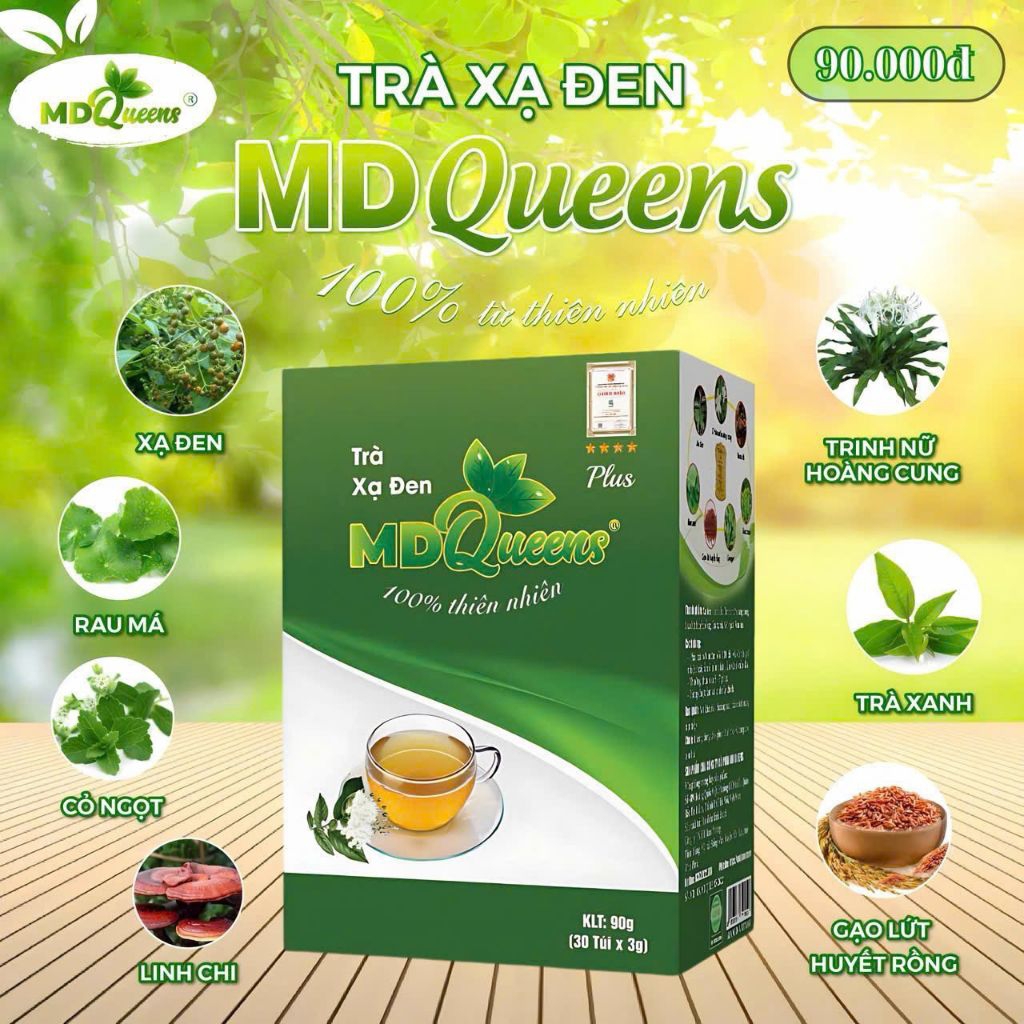 Trà Xạ Đen MDQueens - Trà Túi Lọc