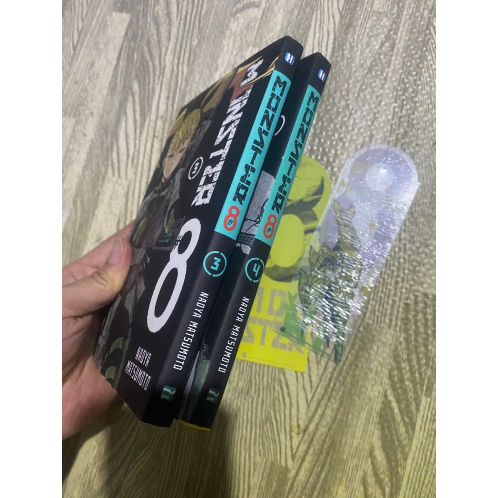 Combo 2q vở truyen.tranh Monster 8 Mon8 Tập  3,4 dark- monster8 Kaiju quái vật số 8