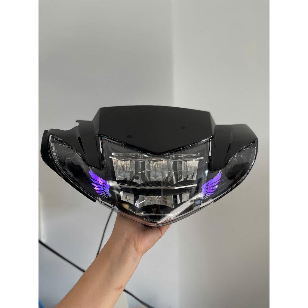 Đầu đèn ZinPat 2 tầng Link Led lắp Sirius 50/110cc ( tặng chui cắm và demi )