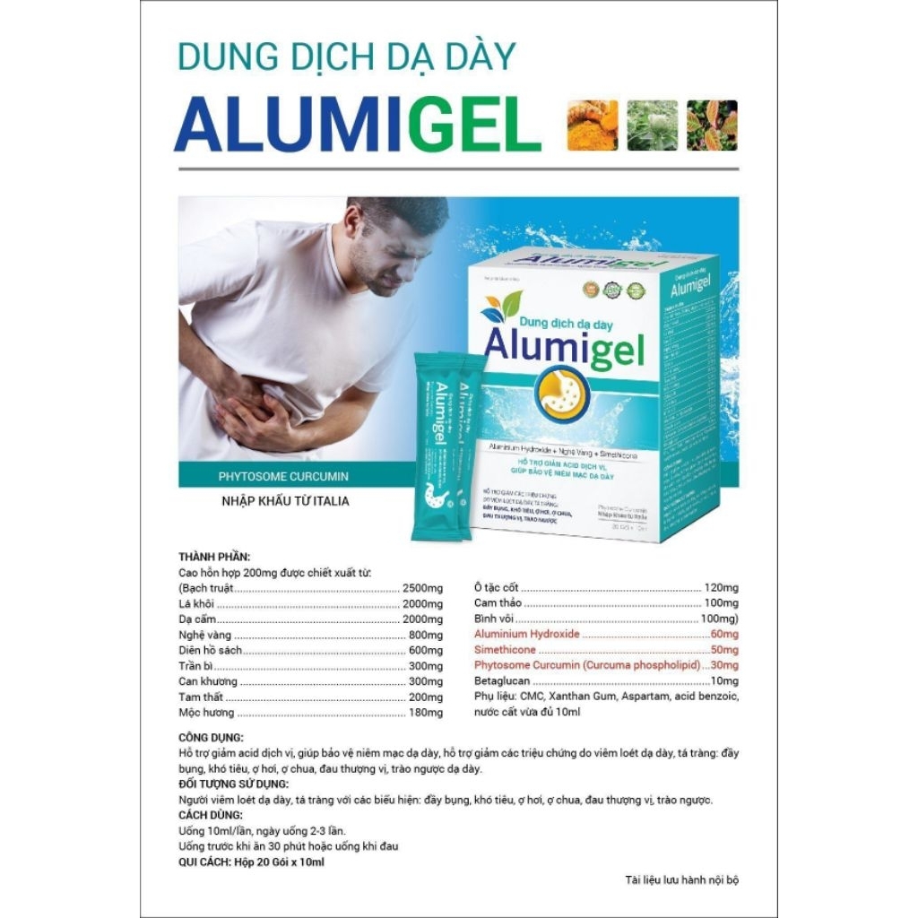 Dung dịch dạ dày Alumigel