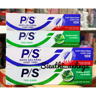 Kem đánh răng p/s trà xanh-ngừa sâu răng tuýp 100g/180g